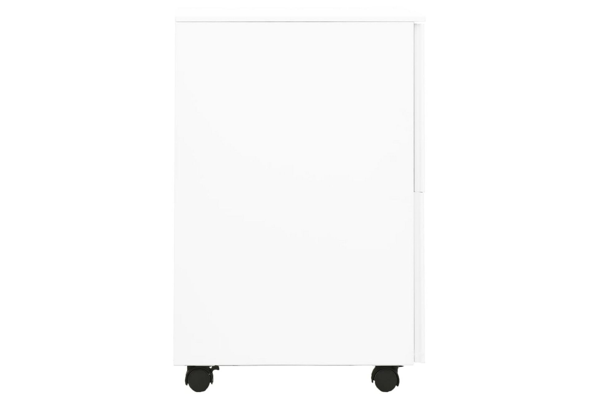 Mobilt arkivskap hvit 39x45x67 cm stål - Hvit - Oppbevaring - Oppbevaringsmøbler - Kommode - Skuffeseksjon