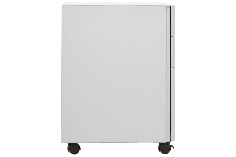 Mobilt arkivskap lysegrå 30x45x59 cm stål - Grå - Oppbevaring - Oppbevaringsmøbler - Kommode - Skuffeseksjon