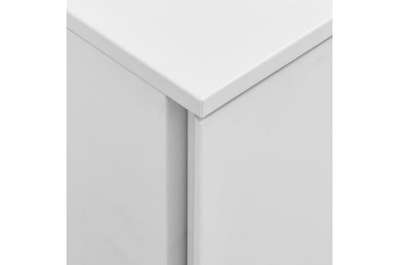 Mobilt arkivskap lysegrå 39x45x67 cm stål - Grå - Oppbevaring - Oppbevaringsmøbler - Kommode - Skuffeseksjon