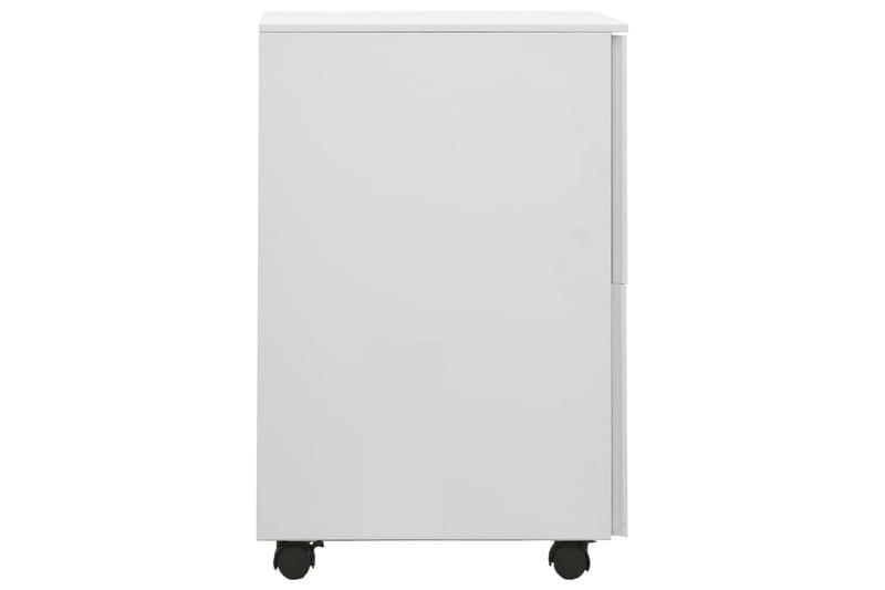 Mobilt arkivskap lysegrå 39x45x67 cm stål - Grå - Oppbevaring - Oppbevaringsmøbler - Kommode - Skuffeseksjon