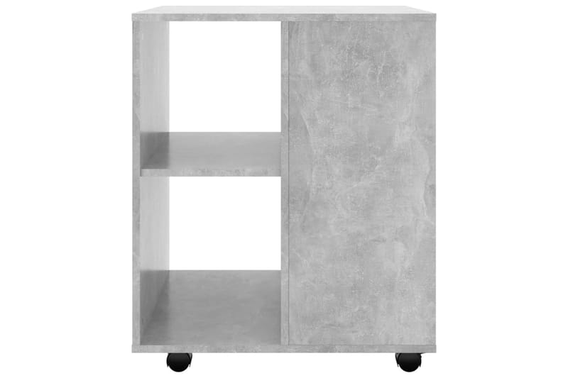 Rulleskap betonggrå 60x53x72 cm sponplate - Grå - Oppbevaring - Oppbevaringsmøbler - Kommode - Skuffeseksjon