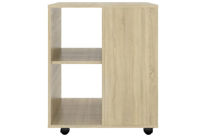 Rulleskap sonoma eik 60x53x72 cm sponplate - Brun - Oppbevaring - Oppbevaringsmøbler - Kommode - Skuffeseksjon