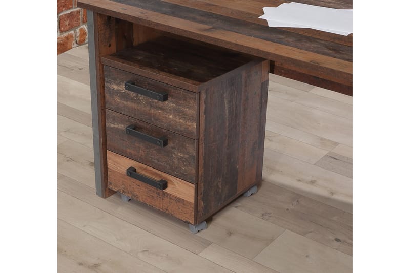 Torelles Vondt 60x41 cm - Brun / Grå - Oppbevaring - Oppbevaringsmøbler - Kommode - Skuffeseksjon