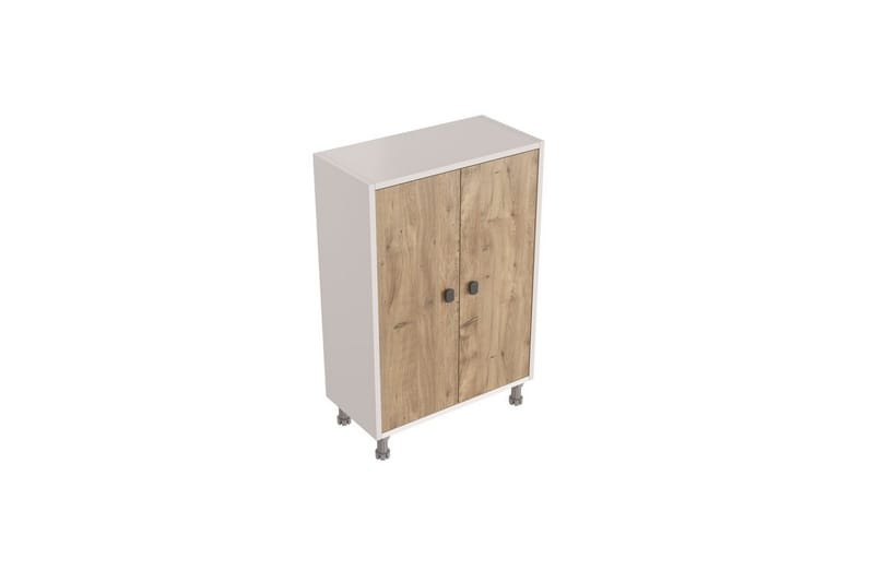 Sourav Kommode 59 cm - Brun/Hvit - Oppbevaring - Oppbevaringsmøbler - Kommode - Entrekommode
