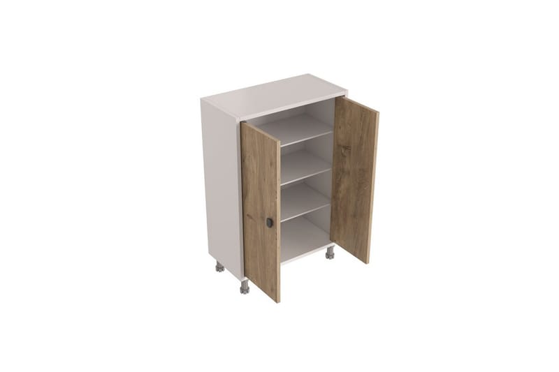 Sourav Kommode 59 cm - Brun/Hvit - Oppbevaring - Oppbevaringsmøbler - Kommode - Entrekommode