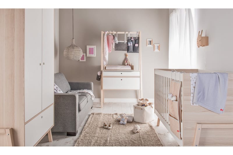 Spot Garderobe Tre / Natur / Hvit - VOX - Oppbevaring - Oppbevaringsmøbler - Kommode - Entrekommode