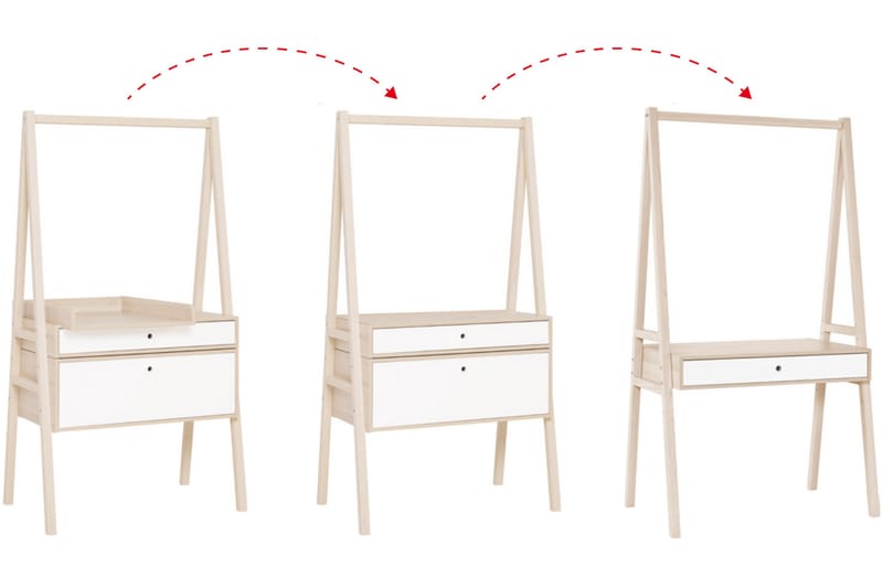 Spot Kommode Tre / Natur / Hvit - VOX - Oppbevaring - Oppbevaringsmøbler - Kommode - Entrekommode