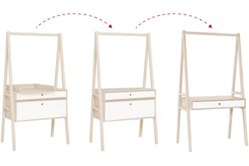 Spot Kommode Tre / Natur / Hvit - VOX - Oppbevaring - Oppbevaringsmøbler - Kommode - Entrekommode