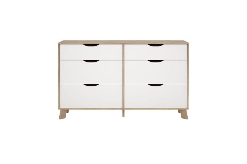 Sumita Kommode 156 cm - Natur/Hvit - Oppbevaring - Oppbevaringsmøbler - Kommode