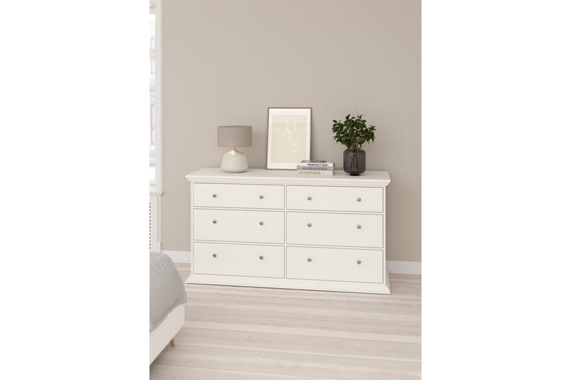 Suneta Kommode 163 cm - Hvit - Oppbevaring - Oppbevaringsmøbler - Kommode