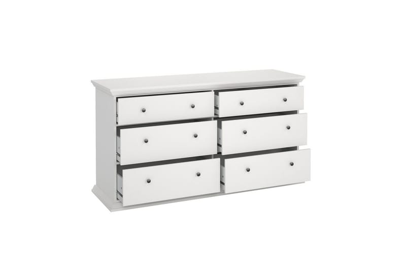 Suneta Kommode 163 cm - Hvit - Oppbevaring - Oppbevaringsmøbler - Kommode