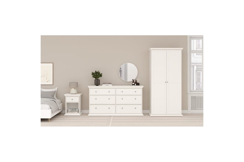 Suneta Kommode 163 cm - Hvit - Oppbevaring - Oppbevaringsmøbler - Kommode