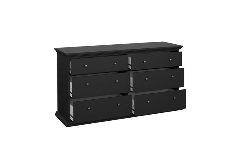 Suneta Kommode 163 cm - Svart - Oppbevaring - Oppbevaringsmøbler - Kommode