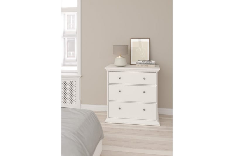 Suneta Kommode 86 cm - Hvit - Oppbevaring - Oppbevaringsmøbler - Kommode