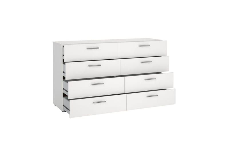 Suntia Kommode 140 cm - Hvit - Oppbevaring - Oppbevaringsmøbler - Kommode