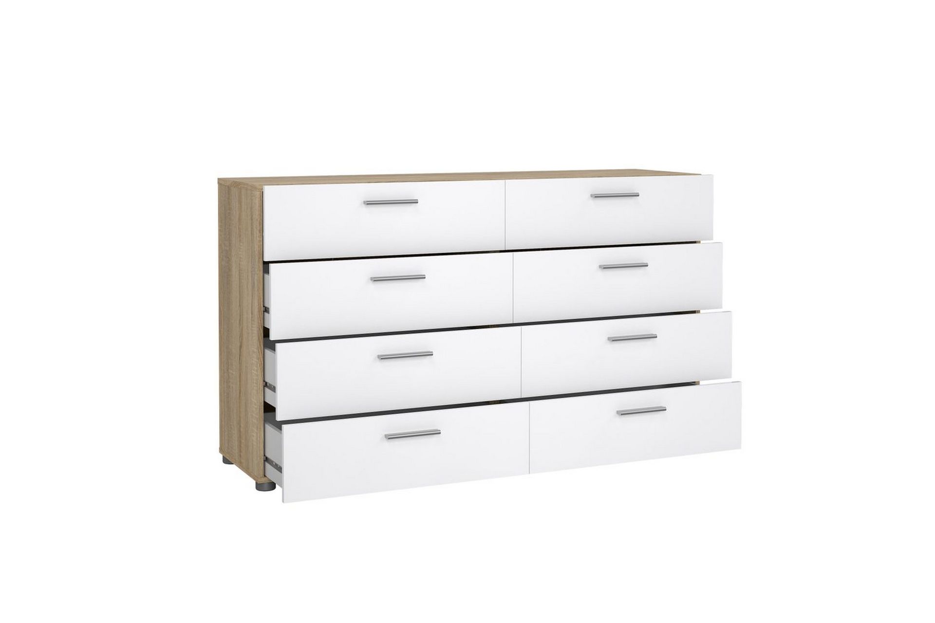 Suntia Kommode 140 cm - Hvit - Oppbevaring - Oppbevaringsmøbler - Kommode