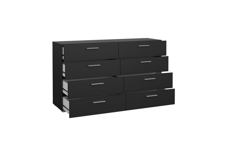 Suntia Kommode 140 cm - Svart - Oppbevaring - Oppbevaringsmøbler - Kommode