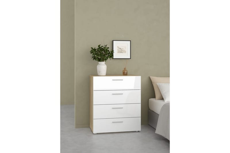 Suntia Kommode 70 cm - Natur/Hvit - Oppbevaring - Oppbevaringsmøbler - Kommode - Entrekommode