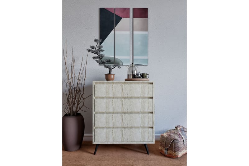 Suvera Kommode 70 cm - Beige - Oppbevaring - Oppbevaringsmøbler - Kommode - Entrekommode