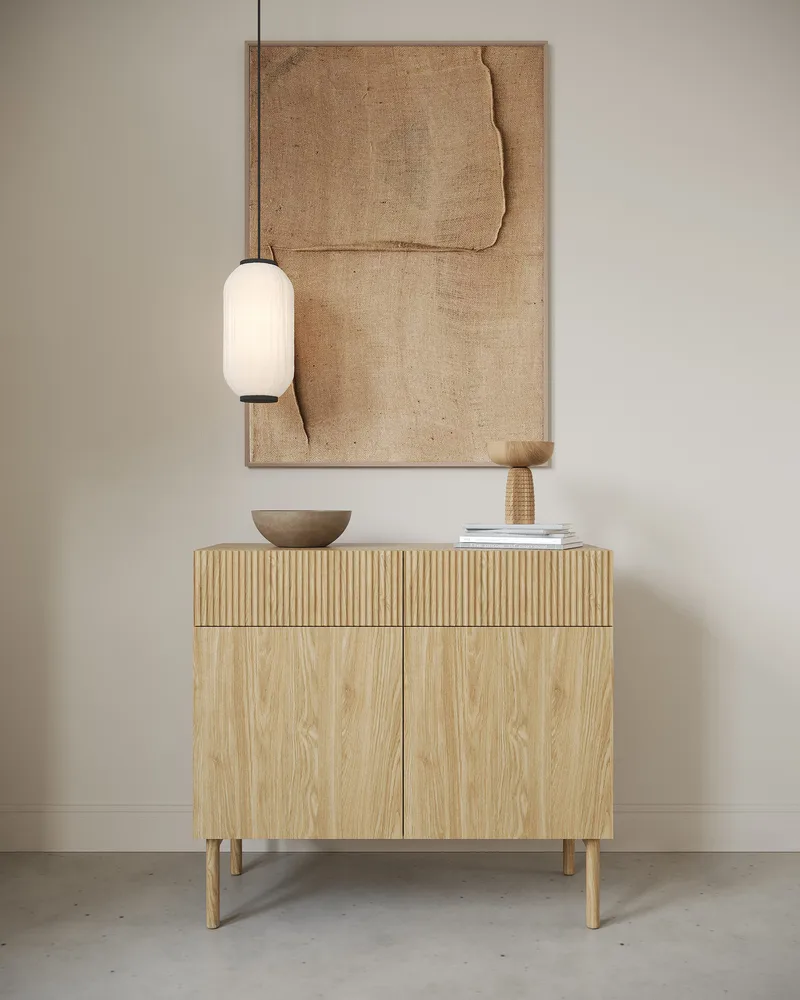 Takayo Kommode 100 cm - Eik - Oppbevaring - Oppbevaringsmøbler - Kommode - Entrekommode