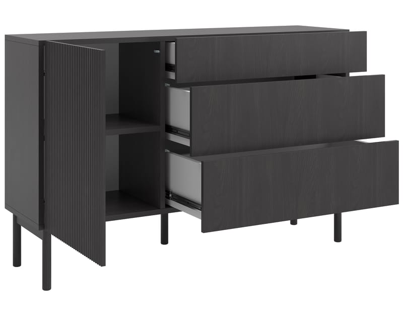 Takayo Kommode 140 cm - Svart - Oppbevaring - Oppbevaringsmøbler - Kommode