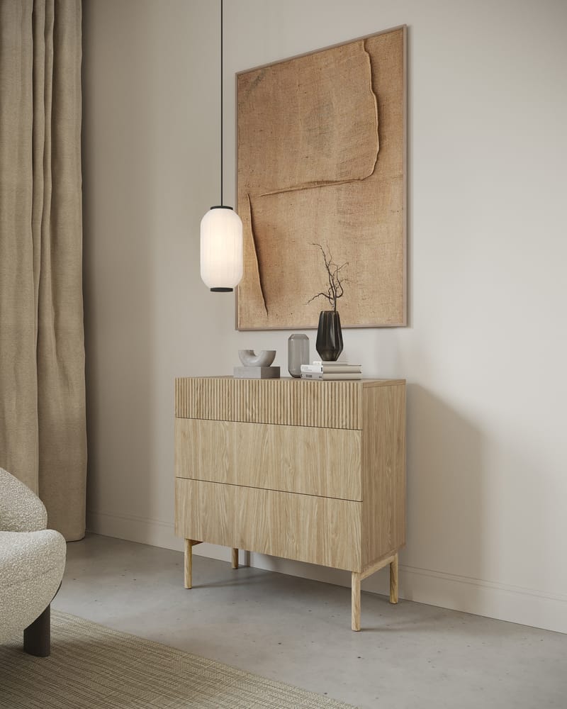 Takayo Kommode 90 cm - Eik - Oppbevaring - Oppbevaringsmøbler - Kommode - Entrekommode