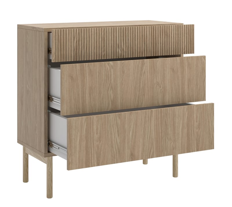 Takayo Kommode 90 cm - Eik - Oppbevaring - Oppbevaringsmøbler - Kommode - Entrekommode
