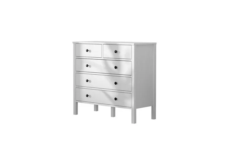 Talven Kommode 90 cm, Natur/Hvit