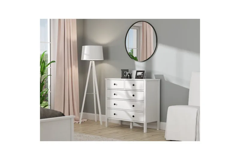 Talven Kommode 90 cm - Natur/Hvit - Oppbevaring - Oppbevaringsmøbler - Kommode - Entrekommode