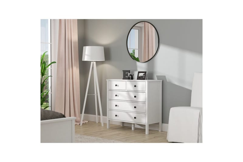 Talven Kommode 90 cm - Natur/Hvit - Oppbevaring - Oppbevaringsmøbler - Kommode - Entrekommode