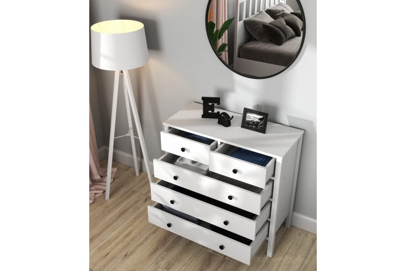 Talven Kommode 90 cm - Natur/Hvit - Oppbevaring - Oppbevaringsmøbler - Kommode - Entrekommode