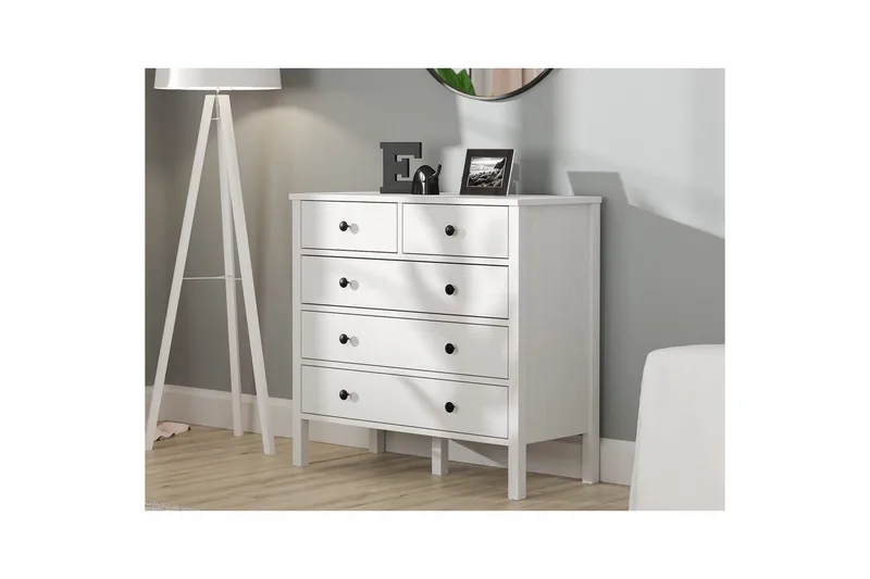 Talven Kommode 90 cm - Natur/Hvit - Oppbevaring - Oppbevaringsmøbler - Kommode - Entrekommode