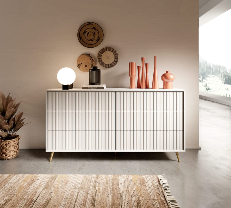 Tapas Kommode 154 cm - Hvit - Oppbevaring - Oppbevaringsmøbler - Kommode