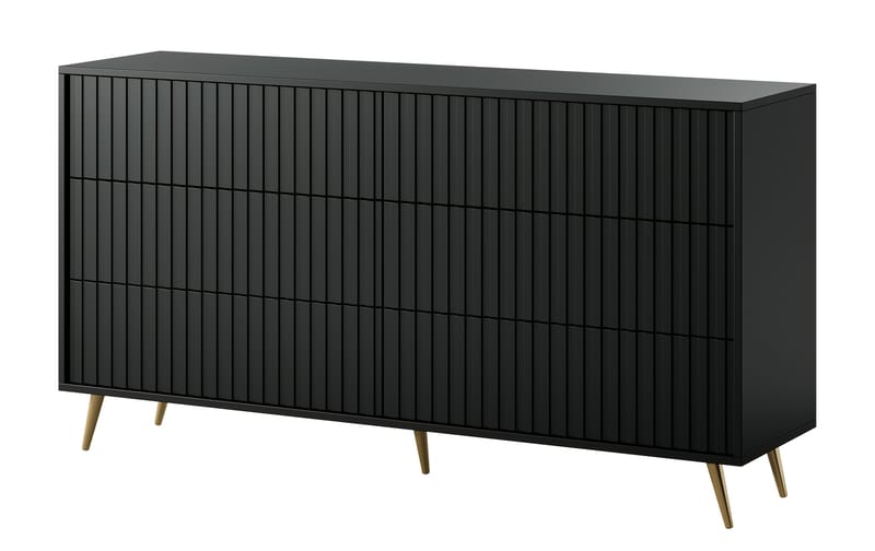 Tapas Kommode 154 cm - Svart - Oppbevaring - Oppbevaringsmøbler - Kommode