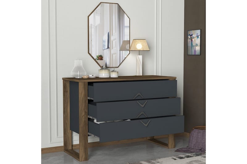 Tera Home Kommode + Speil - Oppbevaring - Oppbevaringsmøbler - Kommode