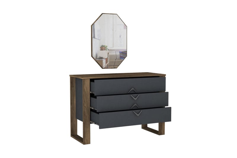 Tera Home Kommode + Speil - Oppbevaring - Oppbevaringsmøbler - Kommode