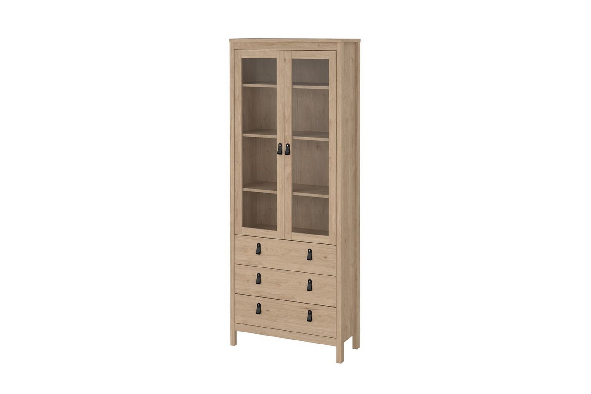 Vallvidera Vitrineskap 78x199 cm - Natur - Oppbevaring - Skap - Vitrineskap