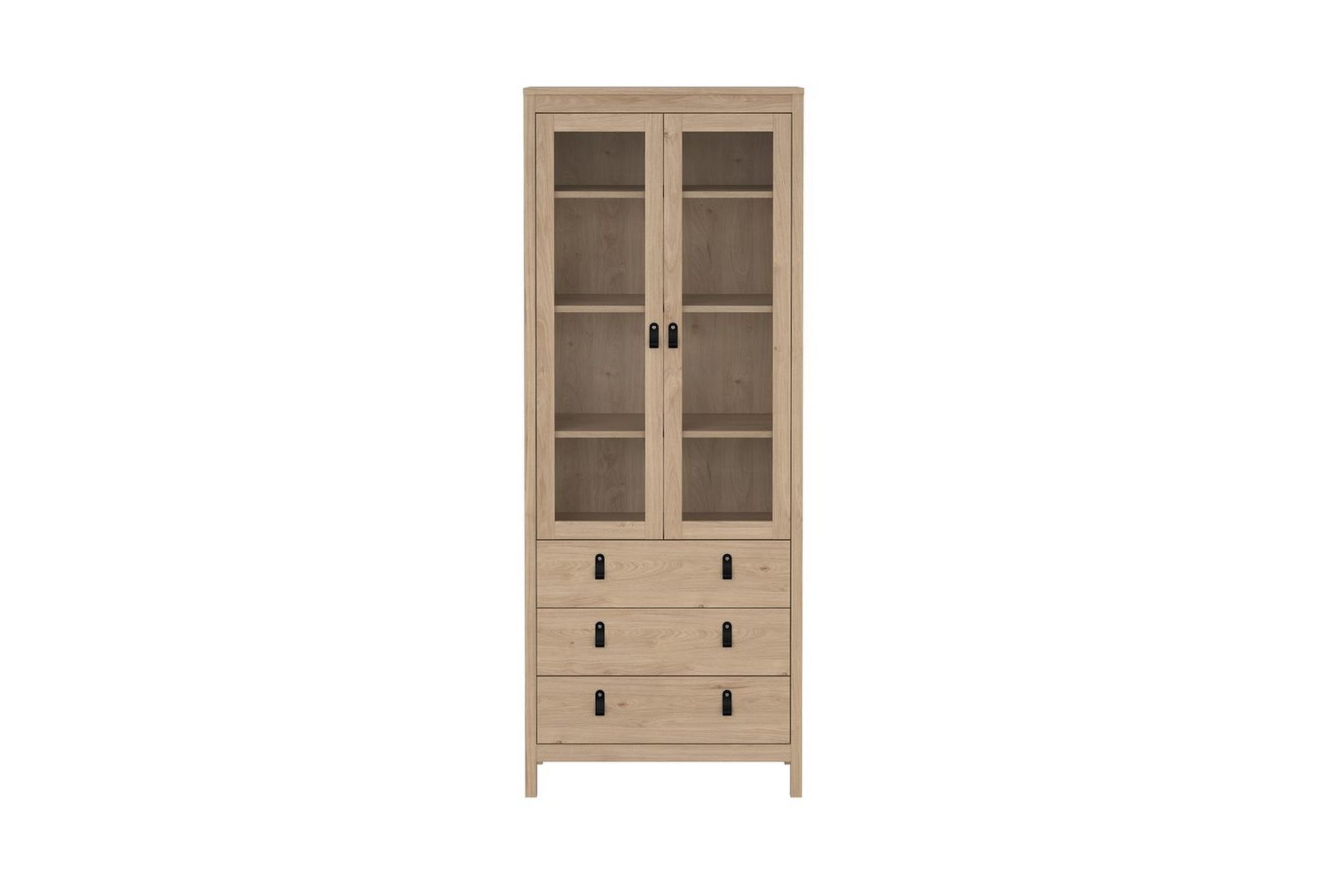 Vallvidera Vitrineskap 78x199 cm - Natur - Oppbevaring - Skap - Vitrineskap