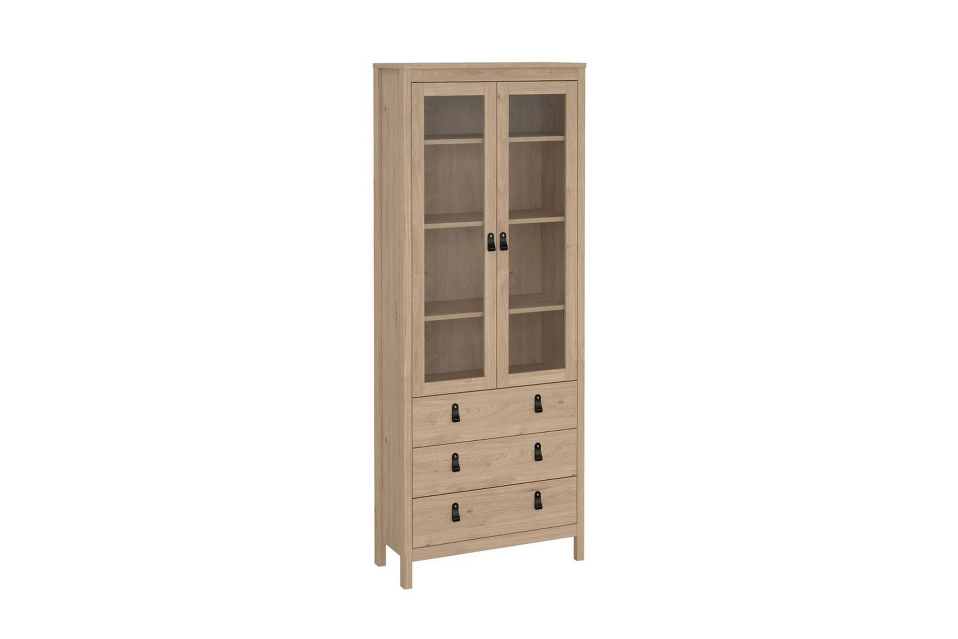 Vallvidera Vitrineskap 78x199 cm - Natur - Oppbevaring - Skap - Vitrineskap