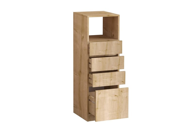 Tyven Kommode 40 cm - Rødfarget tre - Oppbevaring - Oppbevaringsmøbler - Kommode - Entrekommode
