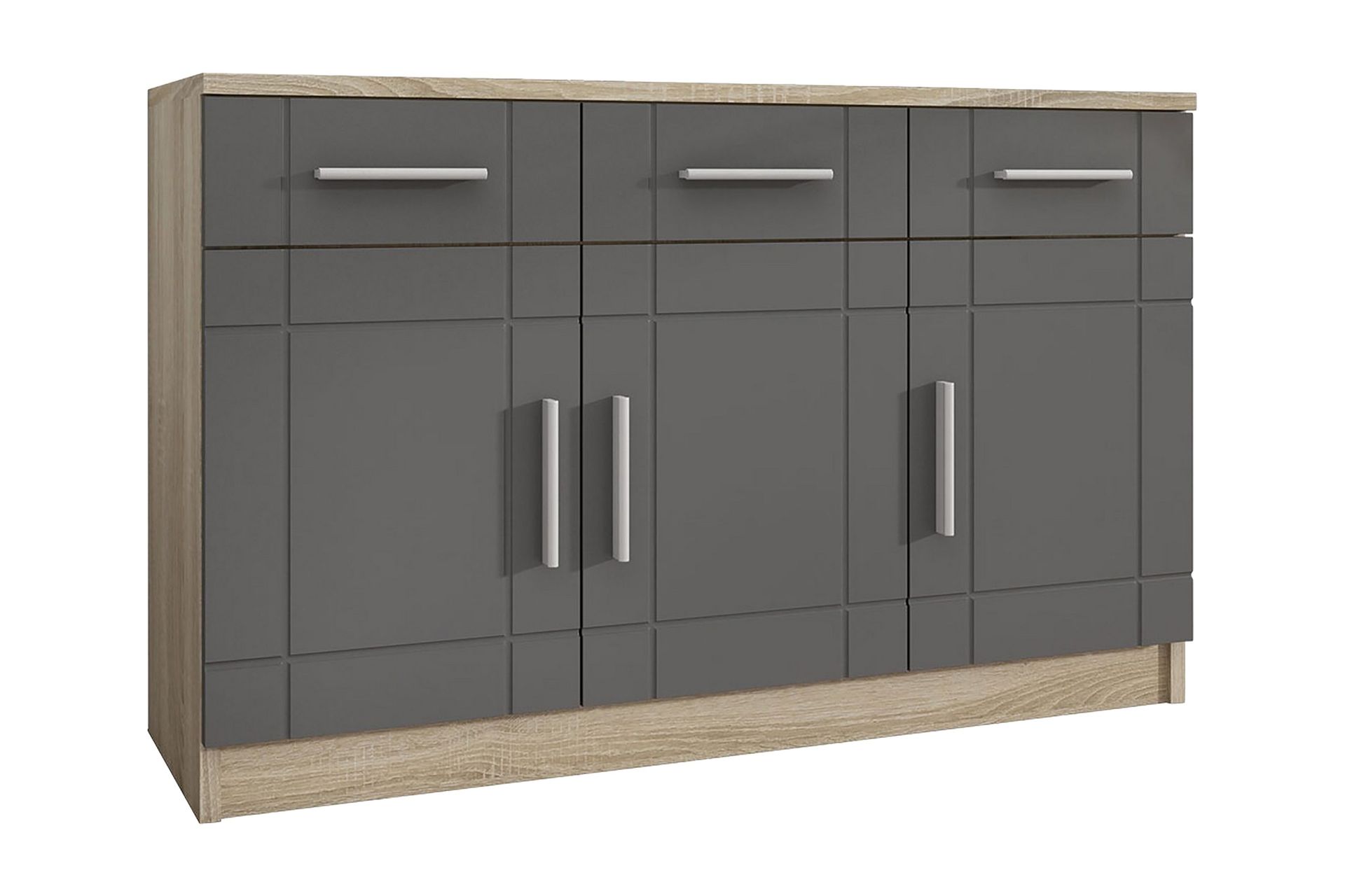 Valga Kommode 37x104 cm - Natur/Grå