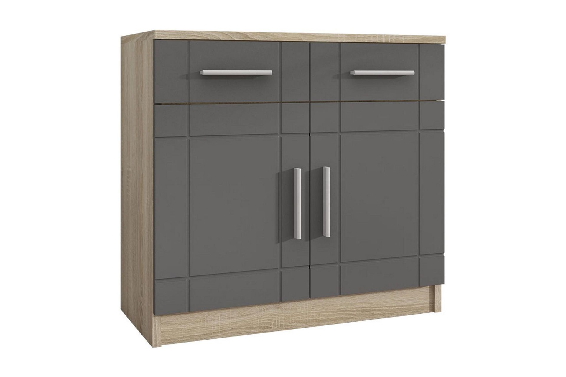 Valga Kommode 37x69 cm - Natur/Grå