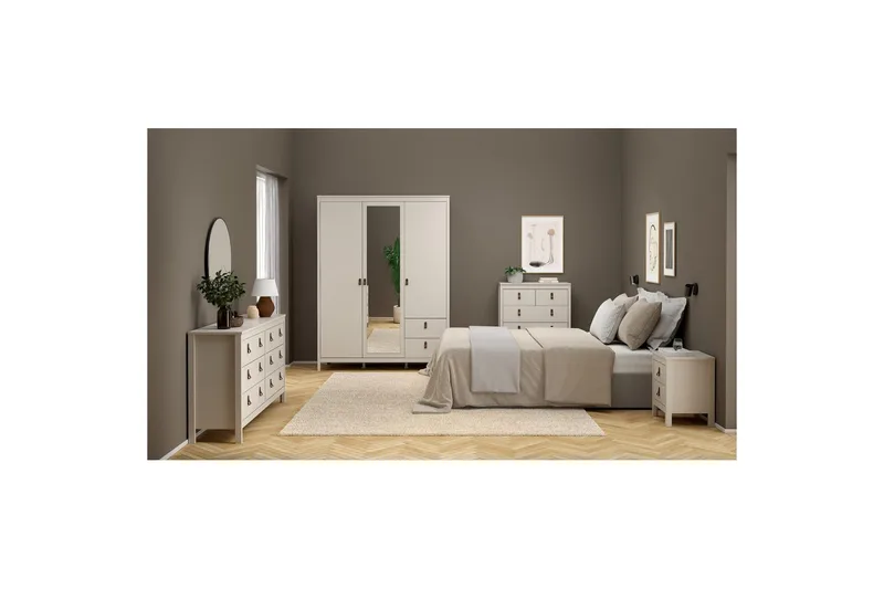 Vallvidera Kommode 82 cm - Beige - Oppbevaring - Oppbevaringsmøbler - Kommode - Entrekommode