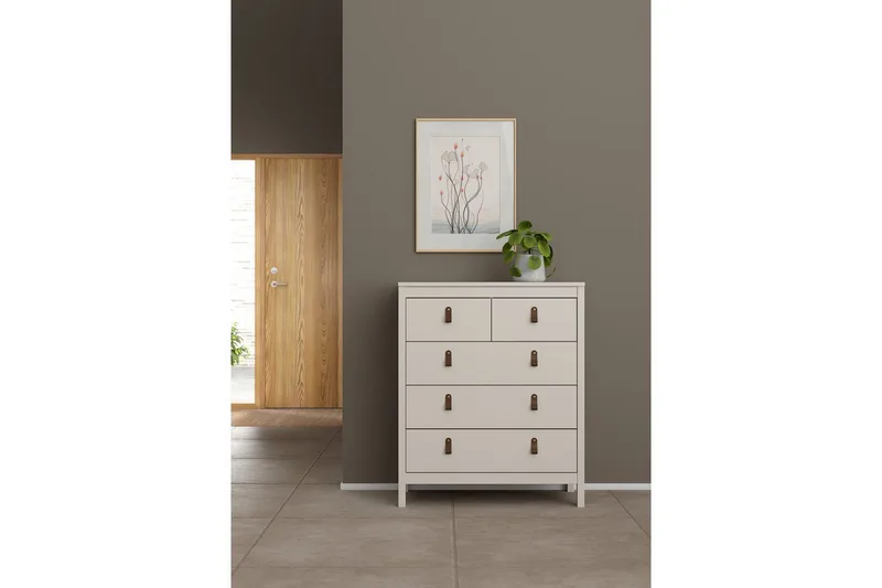 Vallvidera Kommode 82 cm - Beige - Oppbevaring - Oppbevaringsmøbler - Kommode - Entrekommode