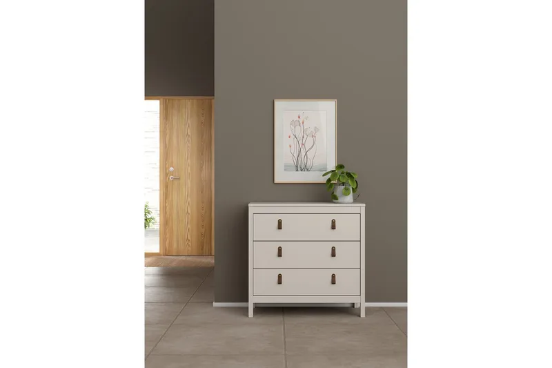 Vallvidera Kommode 82 cm - Beige - Oppbevaring - Oppbevaringsmøbler - Kommode - Entrekommode