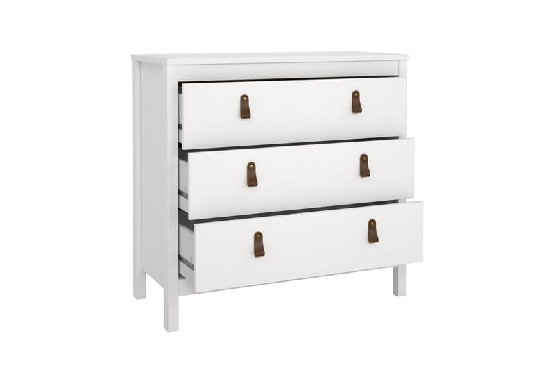 Vallvidera Kommode 82 cm - Hvit - Oppbevaring - Oppbevaringsmøbler - Kommode