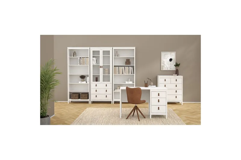 Vallvidera Kommode 82 cm - Hvit - Oppbevaring - Oppbevaringsmøbler - Kommode - Entrekommode