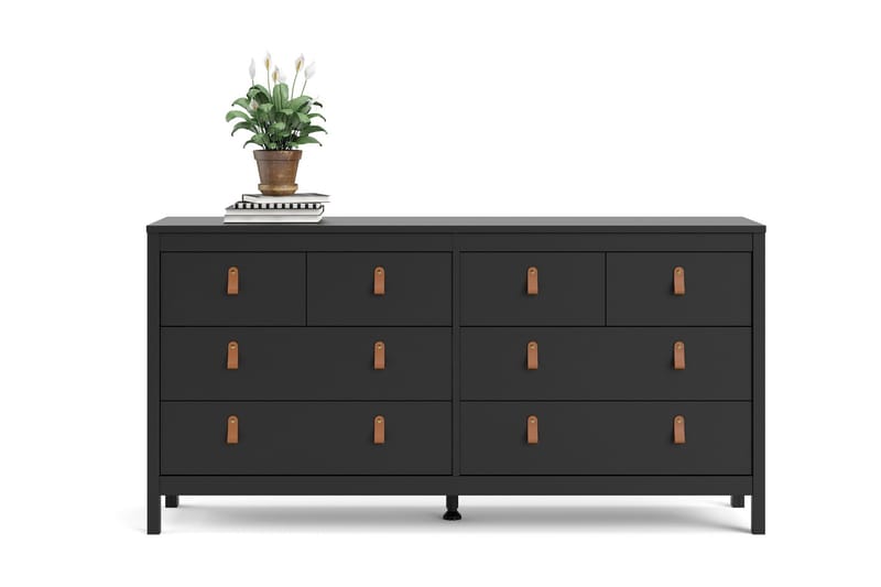 Vallvidera Nattbord 159 cm - Svart - Oppbevaring - Oppbevaringsmøbler - Kommode - Entrekommode