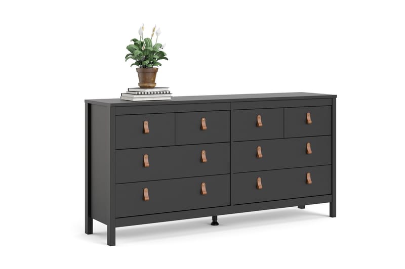 Vallvidera Nattbord 159 cm - Svart - Oppbevaring - Oppbevaringsmøbler - Kommode - Entrekommode