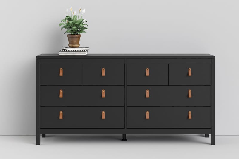 Vallvidera Nattbord 159 cm - Svart - Oppbevaring - Oppbevaringsmøbler - Kommode - Entrekommode